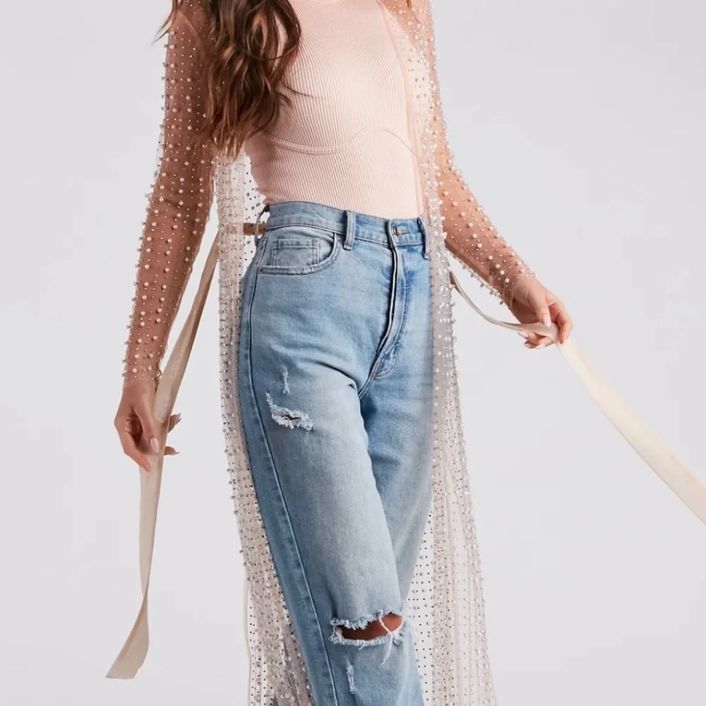 Pearl And Rhinestone Duster - Picture 4 of 8